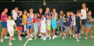 Junior tennis lessons and programs at Meadow Creek Tennis and Fitness club in Lakewood, Colorado for kids of all ages and abilities